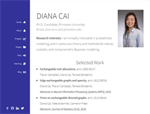 Tablet Screenshot of dianacai.com